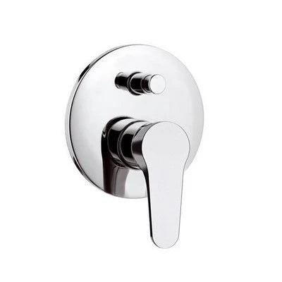Miscelatore monoc. incasso con deviatore linea surf cromo