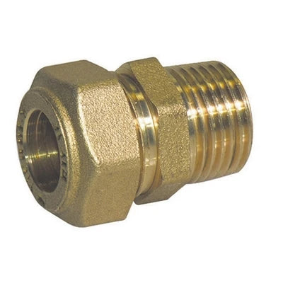 Raccordo diritto o-ring maschio conico tiemme gas 1 x 18
