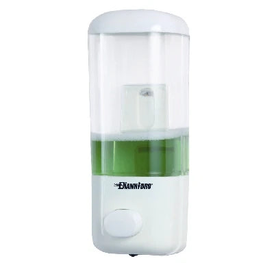 Dispenser di sapone liquido a parete modello 480 lt 0.48 h. 220 mm