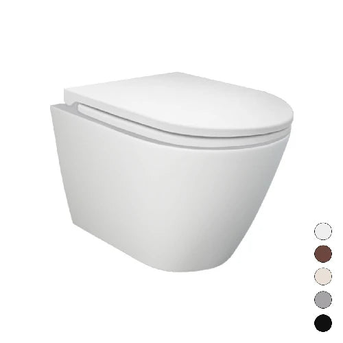 Vaso sospeso feeling rimless fissaggio nascosto cappuccino opaco matt