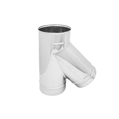 Braga in acciaio 316l a 135 per canne fumarie diam. 200