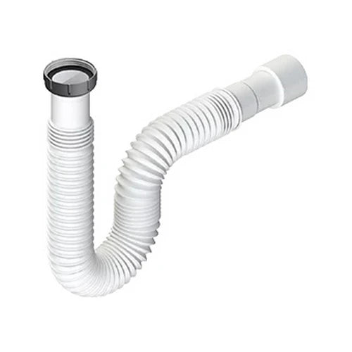 Tubo estensibile con ghiera in metallo 1 1/2 x 40/50