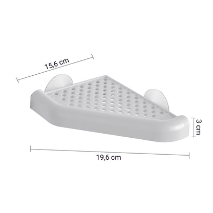 Portaoggetti angolare doccia di Gedy serie Junior - Bianco by CeramicStore | Lo specialista del tuo bagno