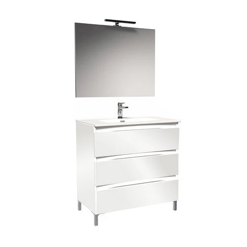 Mobile bagno valencia l. 100 cm rovere naturale