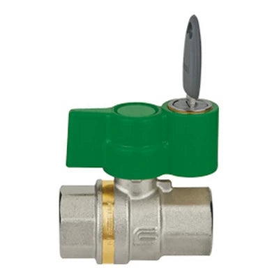 Valvola a sfera galaxy key con serratura a chiave 1/2 dn 15 pn 63