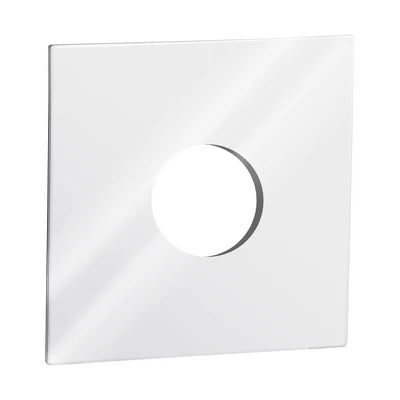 Placca per misc. monocomando incasso polar nostro art. 272-p040 cm 11 5 x 11 5