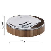 Portasapone in bambà¹ Gedy serie Altea - Naturale