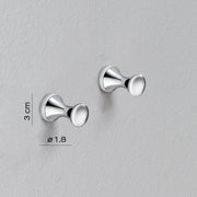 Appendiabiti 2 pezzi separati modello Ciclope in cromo by CeramicStore | Lo specialista del tuo bagno