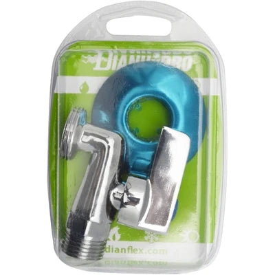 Rubinetto lavatrice a sfera pesante in ottone cromato blister 1/2 x 3/4