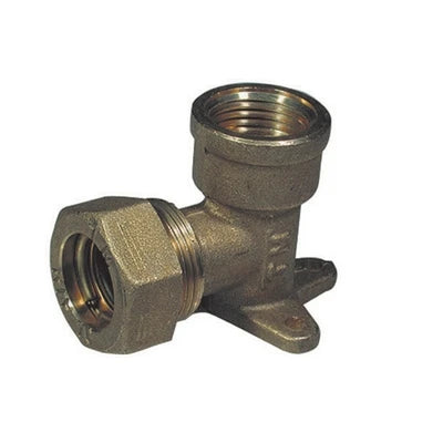 Gomito a 90 con flangia a 3 fori o-ring femmina 1/2 x 14