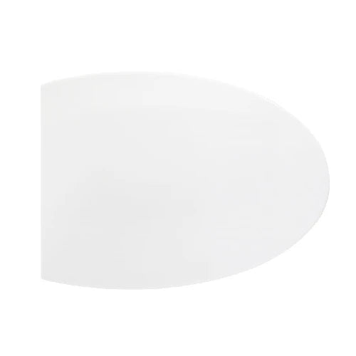 Sedile wc in termoindurente disegno ceramica ovo forma 4 bianco soft close