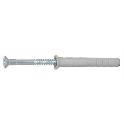 Tassello nylon con vite a chiodo premontata mm 4x35