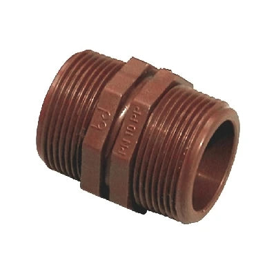 Nipple doppio in pp marrone 3/4
