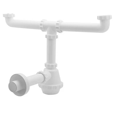 Sifone pvc 2 vie s / piletta 1 1/2 diam. 40