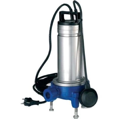 Elettropompa sommersa per acque cariche con trituratore kw 1.1 hp 1.5