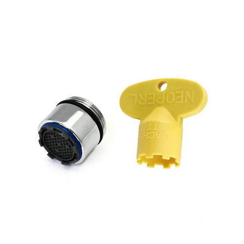 Aeratore cromo con chiave serie spartaco -