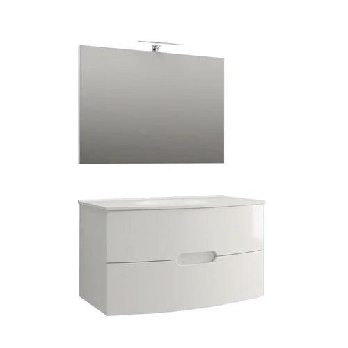 Mobile bagno sospeso completo time rovere tabacco l. 74 cm