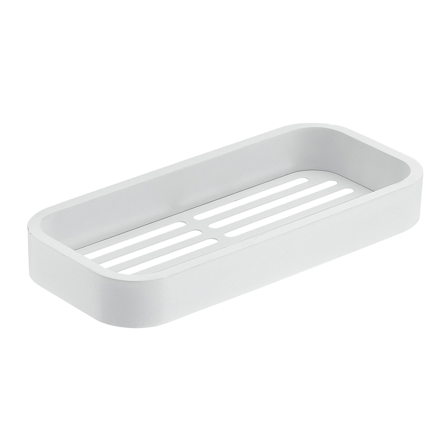 Portaoggetti doccia Rettangolare Outline in Acciaio Inox AISI 304 di Gedy - Bianco Matt by CeramicStore | Lo specialista del tuo bagno