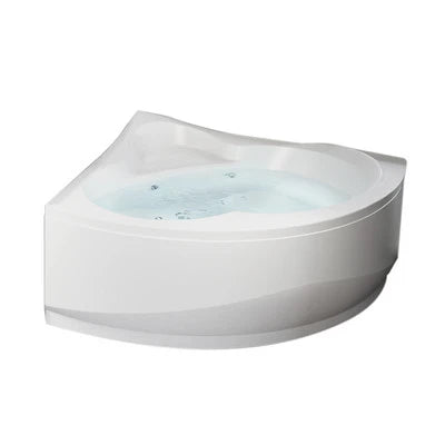 Vasca angolare simmetrica semicircolare una cm 135 x 135 vasca con telaio