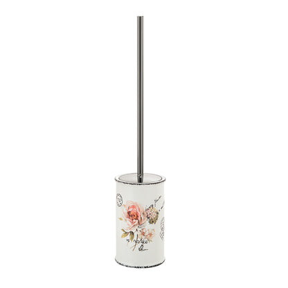 Scopino in ceramica con ciuffo in setole Gedy serie Clothilde - Bianco by CeramicStore | Lo specialista del tuo bagno