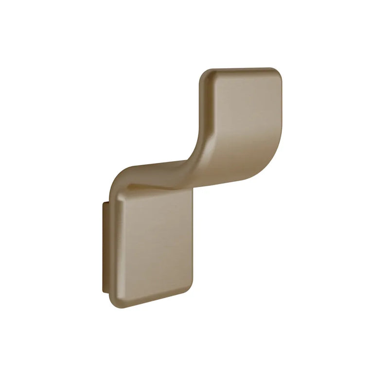 Wall-mounted coat rack in Brass and AISI 304 Steel Gedy Il Giglio series - Chrome-plated