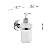 Dispenser sapone in Acciaio Inox e Cromall Gedy serie Felce - Cromato by CeramicStore | Lo specialista del tuo bagno
