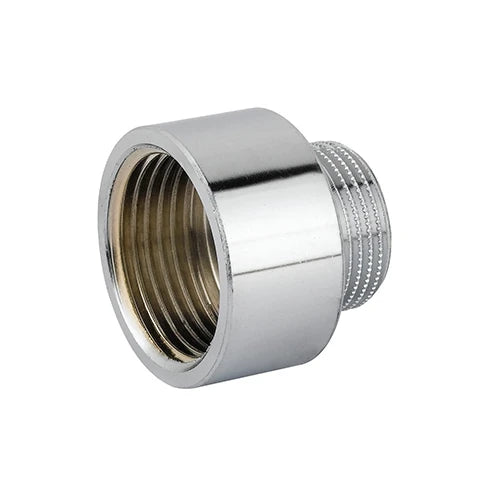 Prolunga ridotta ottone cromo 1 x 3/4