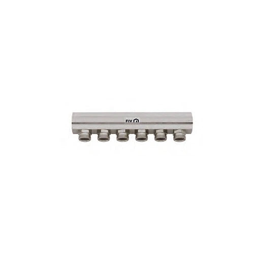 Collettore di distribuzione 3/4 derivazioni 24x19 int. 36 3/4 x 3 vie l. 121 mm