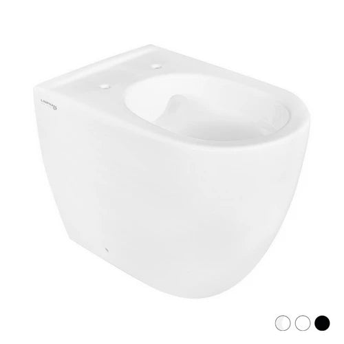 Vaso filo muro rimless greta scarico universale bianco