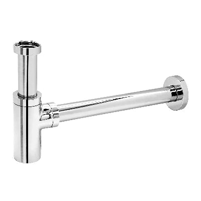 Sifone di scarico telescopico a bottiglia bob 1 1/4 cromo