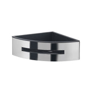 Portaoggetti doccia angolare modello Poseidon Gedy in cromo/nero by CeramicStore | Lo specialista del tuo bagno