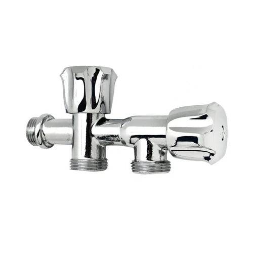 Rubinetto con attacco lavatrice e lavastoviglie 1/2 x 3/4 x 3/4