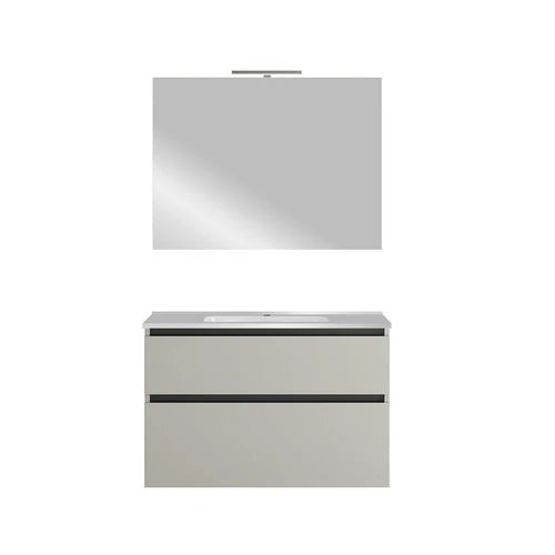 Mobile bagno linea level da 80 cm rovere miele