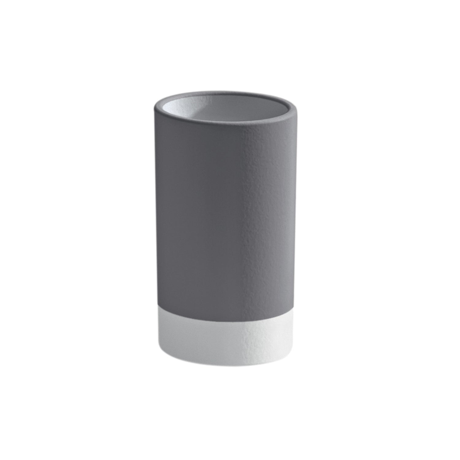 Portaspazzolini in ceramica Gedy serie New Mizar - Grigio