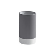 Portaspazzolini in ceramica Gedy serie New Mizar - Grigio