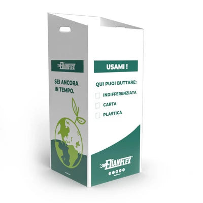Ecobox per raccolta differenziata cm 38 x 38 x h. 80