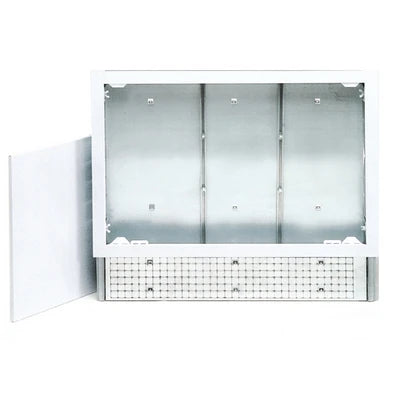 Cassetta in metallo regolabile in altezza e profondita cm 85x67x12