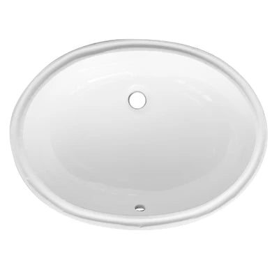 Lavabo sottopiano cm 57 x 42 bianco