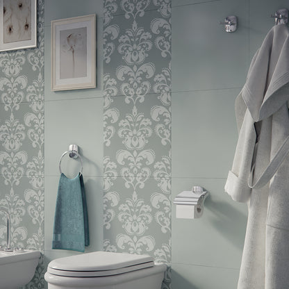 Porta asciugamani ad anello di Gedy serie Everest - Cromato by CeramicStore | Lo specialista del tuo bagno