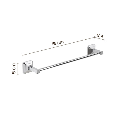 Portasalviette da muro con ventosa Gedy Ventus cm 45 in Acciaio Inox by CeramicStore | Lo specialista del tuo bagno
