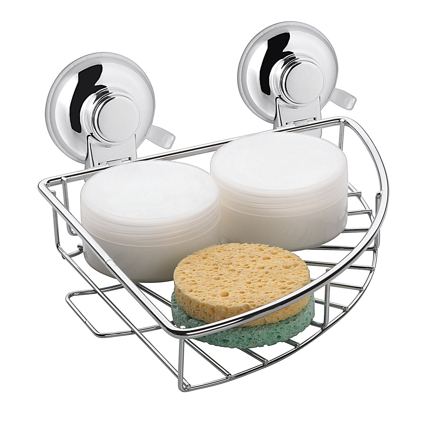 Portaoggetti angolare doccia in filo di Gedy serie Hot - Cromato by CeramicStore | Lo specialista del tuo bagno