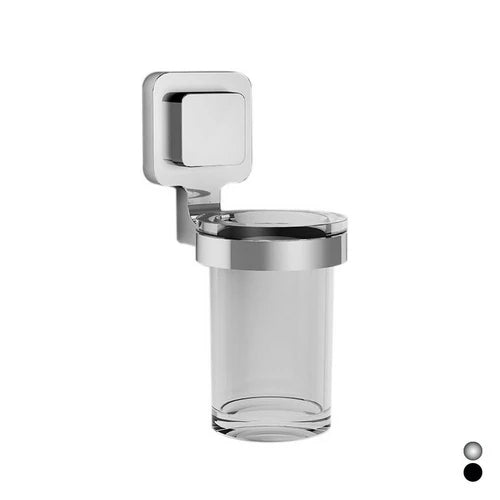Porta bicchiere serie kara cromo cm 7 6 x h.17 8 x 12