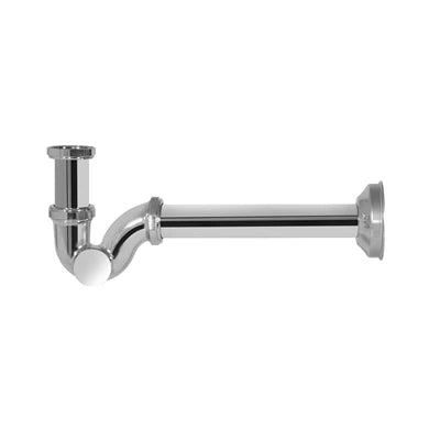 Sifone ad s senza piletta con canna da cm. 25 1 1/4