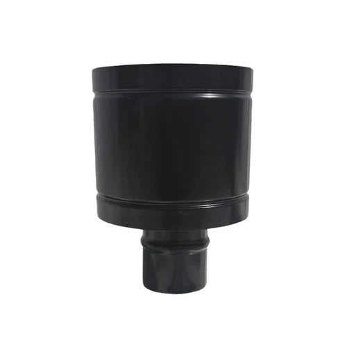 Cappello antivento inox304 per canne fumarie a legna nero diam. 160