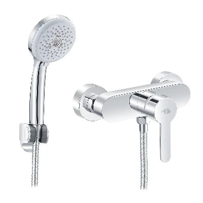 Miscelatore monocomando esterno doccia serie iole cromo