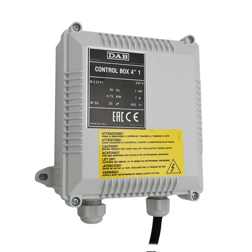 Quadro elettrico per sommersa 1 hp 25 uf