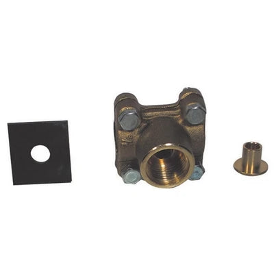Presa rapida d acqua in ottone per tubo ruba acqua 1 foro d.16 mm fil. 3/4f