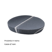 Portasapone da appoggio Gedy serie Yvonne - Grigio