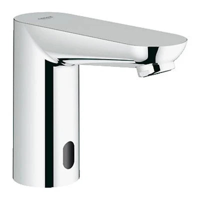 Rubinetto elettronico per lavabo a batteria 6v euroeco cosmo cromo