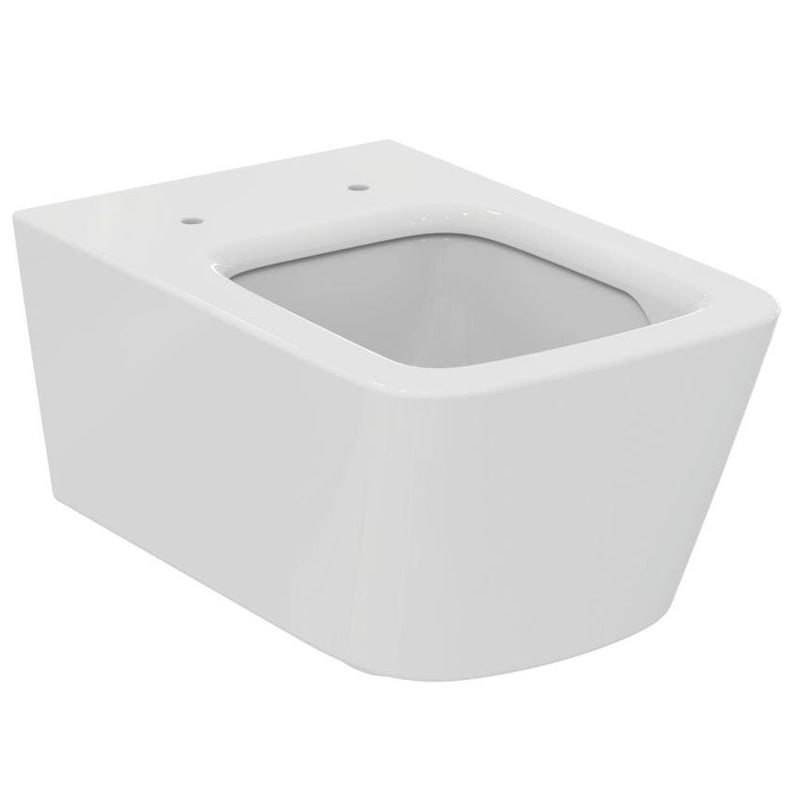 Sanitari sospesi Ideal Standard Blend Cube vaso con AquaBlade, Bidet e sedile soft close